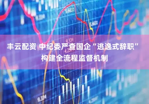 丰云配资 中纪委严查国企“逃逸式辞职” 构建全流程监督机制